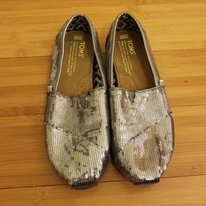 Toms Classic Sequin Shoes